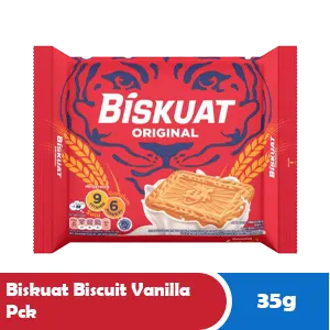 BISKUAT BISCUIT VANILLA PCK 35g
