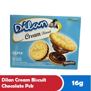 Dilan Biskut Krim Coklat Peket 16g