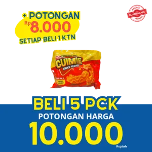 CUIMIE SNACK RENYAH PEDAS MANIS PCK 12g