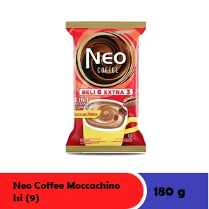 NEO COFFEE KOPI INSTANT (6+3) MOCCACHINO PCK 180g
