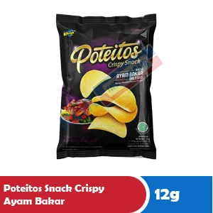 POTEITOS Snek Rangup Ayam Bakar Paket 12g