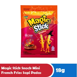 MAGIC STICK Snek Mini French Fries Sapi Pedas Paket 18g
