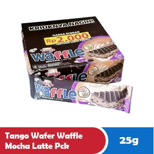 TANGO WAFER WAFFLE MOCHA LATTE PCK 25g