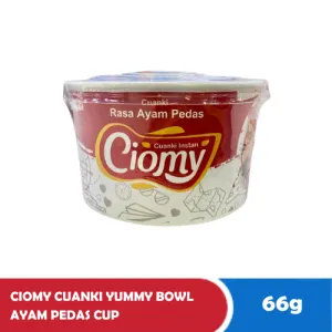 CIOMY CUANKI YUMMY BOWL AYAM PEDAS CUP 66g