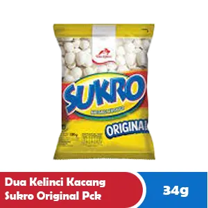 DUA KELINCI Kacang Sukro Original Paket 34g
