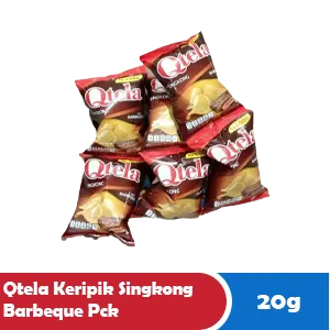 QTELA Keropok Ubi Kayu Barbeku Paket 23/20g