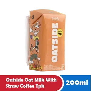 Oatside Susu Oat dengan Straw Kopi Tetra Pak 200mL