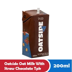 OATSIDE OAT MILK WITH STRAW CHOCOLATE TPK 200mL