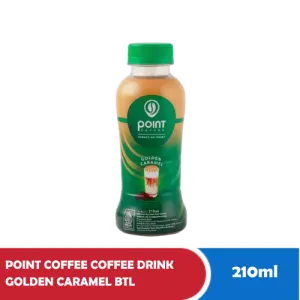 Point Coffee Minuman Kopi Golden Caramel Botol 210ml