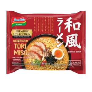 INDOMIE MIE INSTANT PREMIUM JAPANESE TORI MISO RAMEN PCK 86g