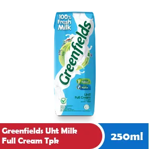 GREENFIELDS UHT MILK FULL CREAM TPK 250mL