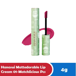 HANASUI MATTEDORABLE LIP CREAM 01-MATCHLICIOUS PCS 4g