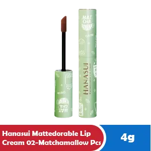 HANASUI MATTEDORABLE LIP CREAM 02-MATCHAMALLOW PCS 4g