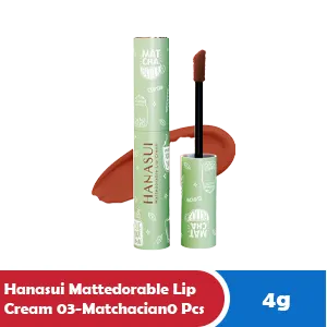 HANASUI MATTEDORABLE LIP CREAM 03-MATCHACIAN0 PCS 4g