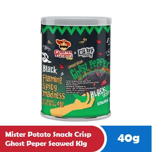 MISTER POTATO SNACK CRISPS GHOST PEPPER SEAWEED KLG 40g