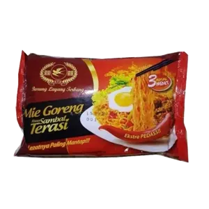 BURUNG LAYANG MIE GORENG SAMBAL TERASI PCK 100g