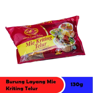 BURUNG LAYANG MIE KRITING TELUR PCK 130g