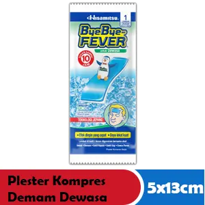 HISAMITSU PLESTER KOMPRES DEMAM DEWASA BYE BYE-FEVER PCK 5cmx13cm
