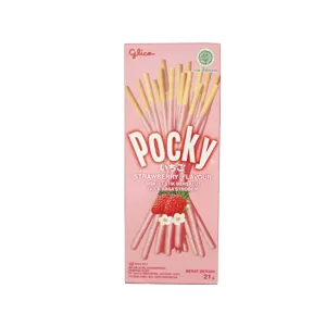 GLICO Biskut Pocky Strawberry Kotak 21g
