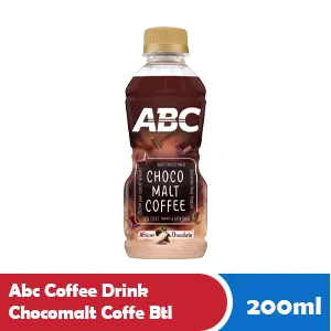 ABC COFFEE DRINK CHOCOMALT COFFE BTL 200mL