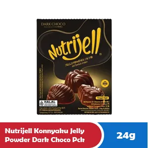 Nutrijell Serbuk Jeli Konnyaku Dark Choco Paket 24g
