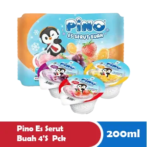 PINO Es Serut Buah 4 Biji Bungkus 200mL