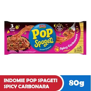 INDOMIE POP SPAGETI SPICY CARBONARA PCK 80g