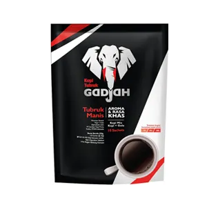 GADJAH KOPI TUBRUK MANIS 2IN1 PCH 10x23g