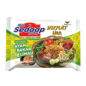 SEDAAP MIE MIE INSTANT GORENG AYM BAKAR LIMAU PCK 89g