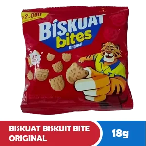 BISKUAT BISKUIT BITE ORIGINAL PCK 18g