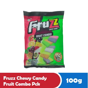 FRUZZ CHEWY CANDY FRUIT COMBO PCK 88g