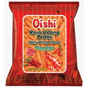OISHI SNACK KRAKER UDANG PEDAS PCK 11/10g