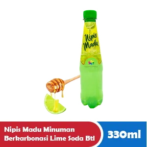 Nipis Madu Minuman Berkarbonasi Lime Soda Botol 330mL