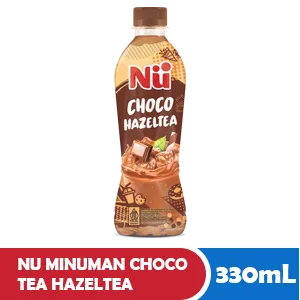 NU MINUMAN CHOCO TEA HAZELTEA BTL 330mL