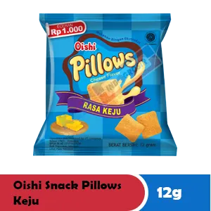 OISHI SNACK PILLOWS KEJU PCK 12g