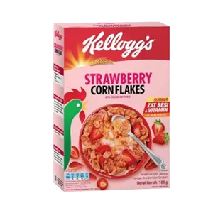 Kellogg's Bijirin Corn Flakes Strawberi Kotak 180g
