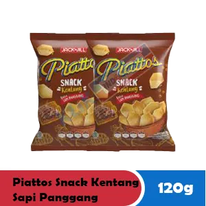 PIATTOS SNACK KENTANG SAPI PANGGANG PCK 120/115g