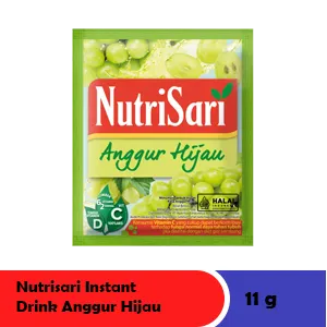 Nutrisari Minuman Segera Anggur Hijau Sasyet 11g