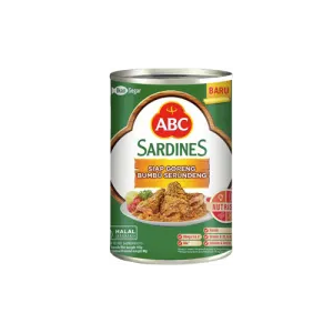 ABC SARDINES BUMBU SERUNDENG GORENG KLG 155g