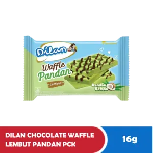DILAN CHOCOLATE WAFFLE LEMBUT PANDAN PCK 16g