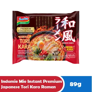 INDOMIE MIE INSTANT PREMIUM JAPANESE TORI KARA RAMEN PCK 89g
