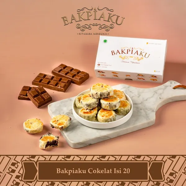 Bakpiaku Bakpia Jogja 20 biji Coklat (Vakum)