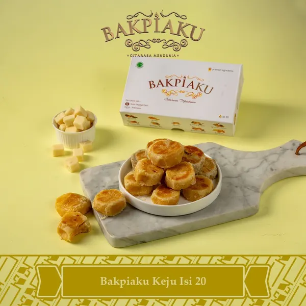 Bakpiaku Bakpia Jogja 20 biji Keju (Vakum)